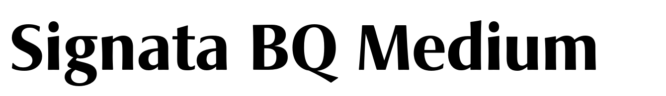 Signata BQ Medium